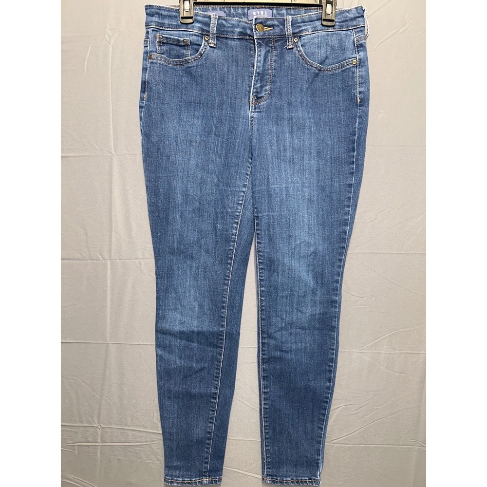 NYDJ Skinny Jeans Womens 6 Blue Denim Cotton Stretch Medium Wash Streetwear